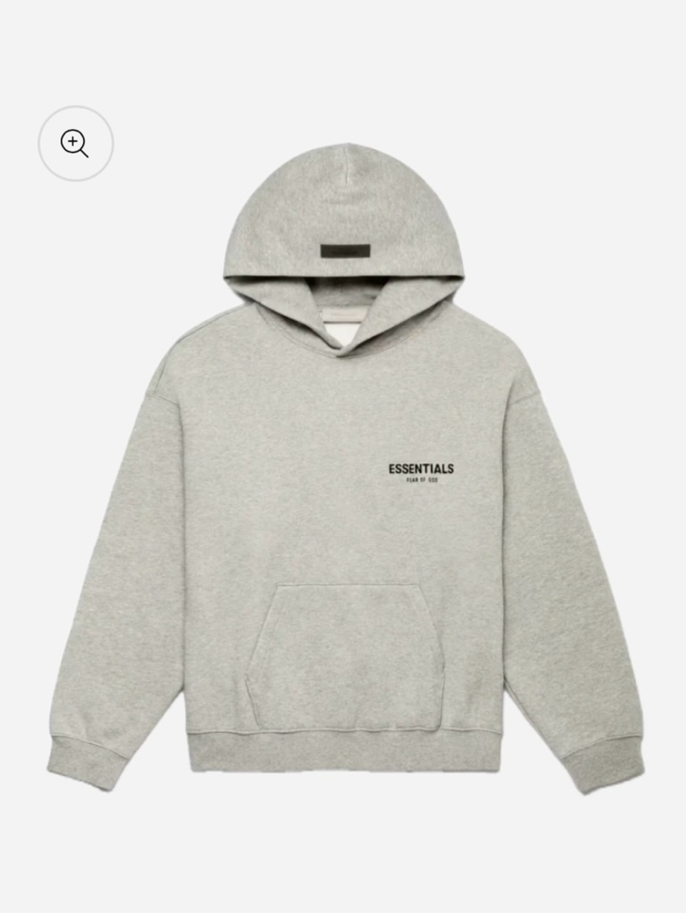 Fear of God Essentials Dark Oatmeal Pullover Hoodie